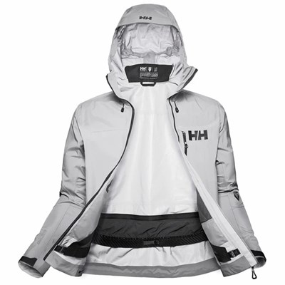 Men's Helly Hansen Odin Mountain Infinity Outdoor Jackets Grey | 692-JARXPN