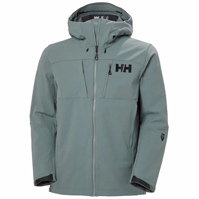 Men's Helly Hansen Odin Mountain Soft Hiking Jackets Grey | 358-ZLXTED