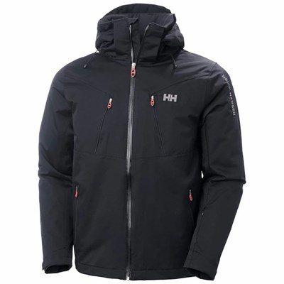 Men's Helly Hansen Omega Ski Jackets Black | 170-IJAVKE