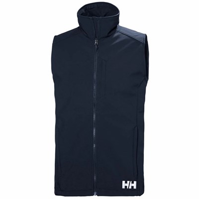 Men's Helly Hansen Paramount Softshell Outdoor Jackets Navy | 945-WSHNKO