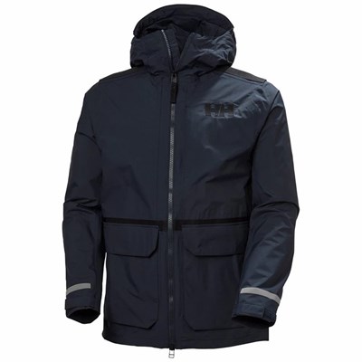 Men's Helly Hansen Patrol Transition Coats Navy | 423-VPKDNX