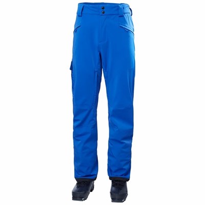 Men's Helly Hansen Powderheaven Snow Pants Purple / Blue | 348-VRYDQA