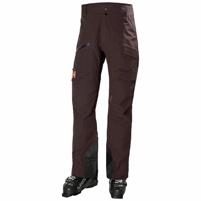 Men's Helly Hansen Ridge Infinity Shell Pants Grey / Blue | 586-ELWIJB