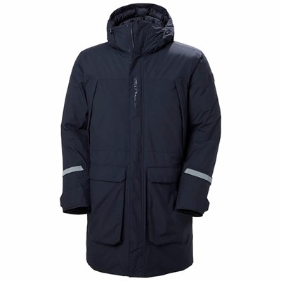 Men's Helly Hansen Rwb Parka Navy | 841-BMCOXZ