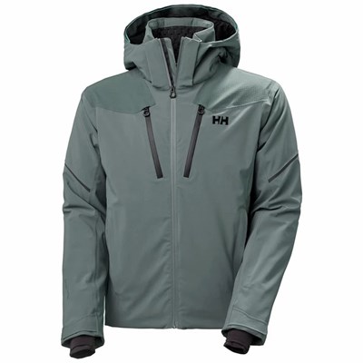 Men's Helly Hansen Steilhang Ski Jackets Grey | 365-TUAHZS