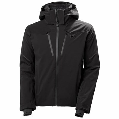 Men's Helly Hansen Steilhang Ski Jackets Black | 796-FHBXSN