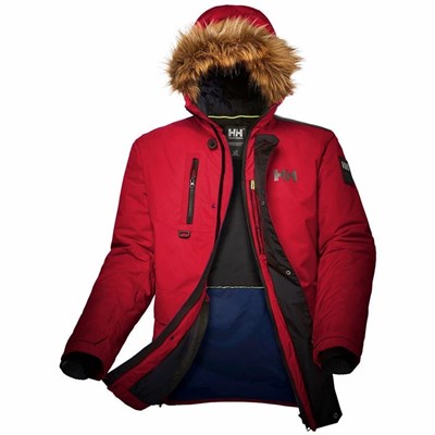 Men's Helly Hansen Svalbard Casual Jackets Red | 918-VJMQLK