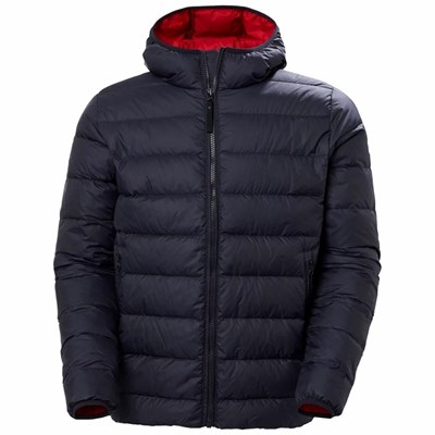 Men's Helly Hansen Svalbard Coats Navy | 462-OAUBXT