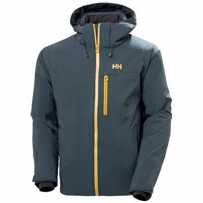 Men's Helly Hansen Swift 4.0 Ski Jackets Grey | 725-LVGYWH