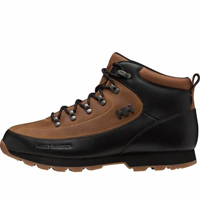 Men's Helly Hansen The Forester Work Boots Orange Brown | 082-OKELMP