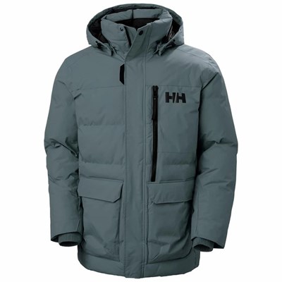 Men's Helly Hansen Tromsoe Parka Grey | 706-PCXEHM