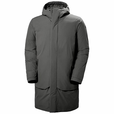 Men's Helly Hansen Urb Pro Puffer Jackets Grey | 475-DBWMCR