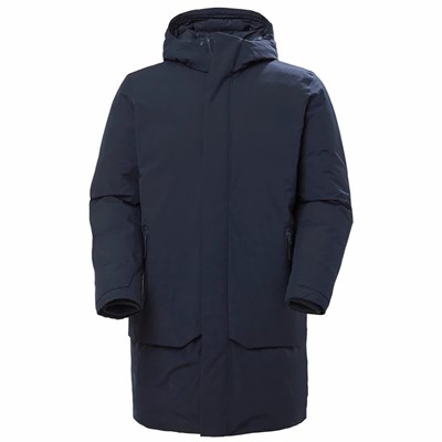 Men's Helly Hansen Urb Pro Puffer Jackets Navy | 549-GBCMKH