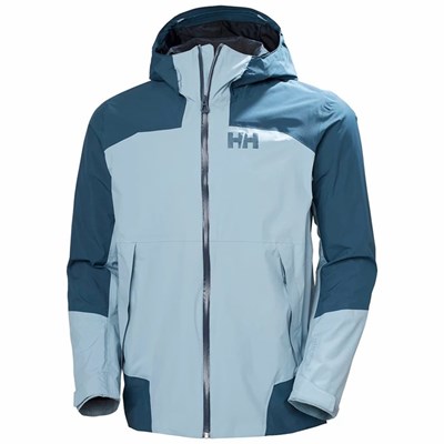 Men's Helly Hansen Verglas 2l Ripstop Outdoor Jackets Blue | 605-JTDCHS