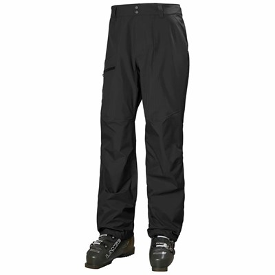 Men's Helly Hansen Verglas 3l Shell Pants Black | 216-BKZPXI