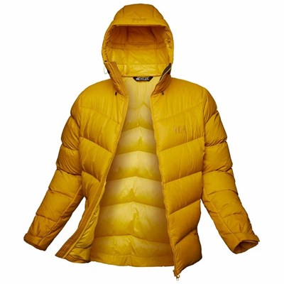 Men's Helly Hansen Verglas Icefall Puffer Jackets Brown | 692-ECMWOZ