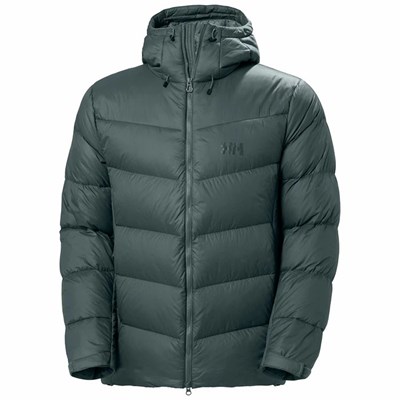 Men's Helly Hansen Verglas Icefall Puffer Jackets Grey | 892-SDZUQA