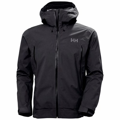 Men's Helly Hansen Verglas Infinity Hiking Jackets Black | 659-YGTPHO