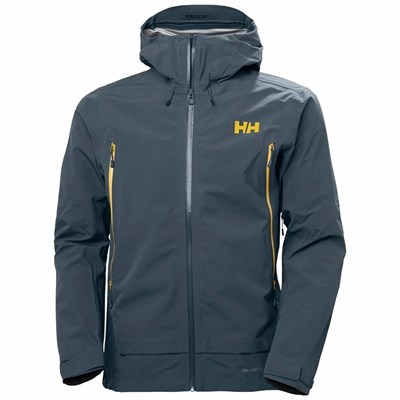 Men's Helly Hansen Verglas Infinity Shell Jackets Grey | 354-QPDRVB