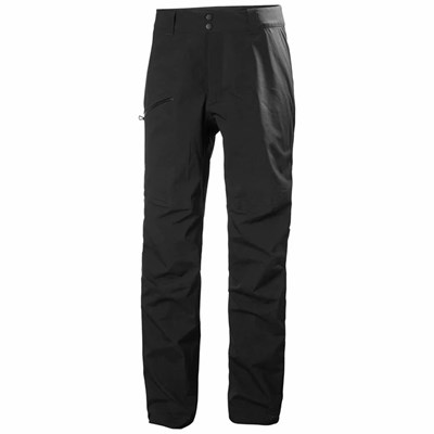 Men's Helly Hansen Verglas Infinity Shell Pants Black | 539-GWREZT