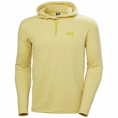 Men's Helly Hansen Verglas Lighthooded Sweatshirts Olive | 710-IYUWTN