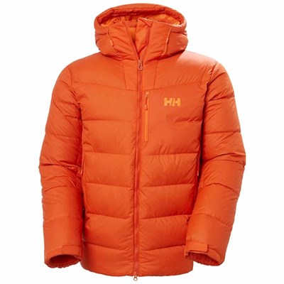 Men's Helly Hansen Verglas Polar Outdoor Jackets Orange / Red | 401-GXTHAE