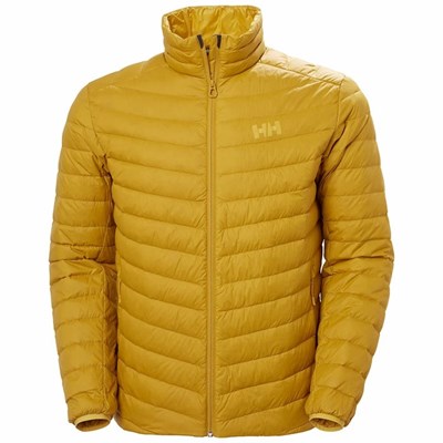 Men's Helly Hansen Verglas Puffer Jackets Brown | 637-FPHDOU