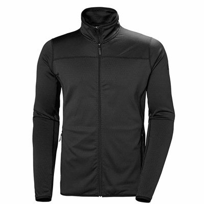 Men's Helly Hansen Vertex Midlayer Jackets Black | 526-NYJLGX