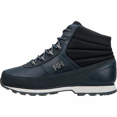 Men's Helly Hansen Woodlands Work Boots Navy | 043-HIYZQN