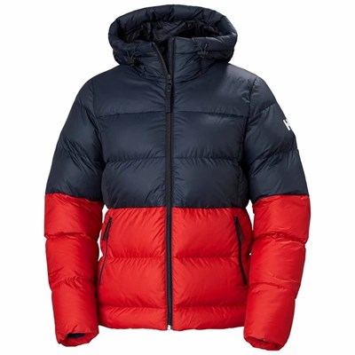 Women's Helly Hansen W Active Puffy Winter Jackets Navy | 976-SKLQWR