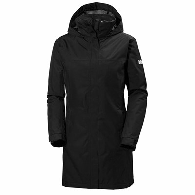 Women's Helly Hansen W Aden Insulated Parka Black | 834-KTUJDP