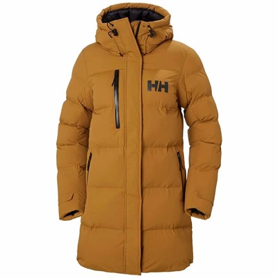 Women's Helly Hansen W Adore Puffy Casual Jackets Brown | 680-QOAXVJ