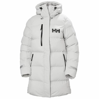 Women's Helly Hansen W Adore Puffy Winter Jackets Grey | 826-WPKDOF