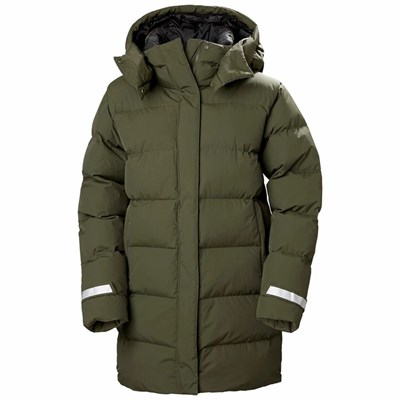 Women's Helly Hansen W Aspire Puffy Parka Grey | 761-AHRGDC