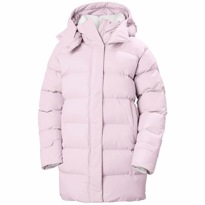 Women's Helly Hansen W Aspire Puffy Winter Jackets White / Purple | 654-WDCFZU