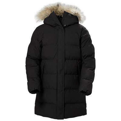 Women's Helly Hansen W Blossom Puffy Winter Jackets Black | 140-EVUFYN