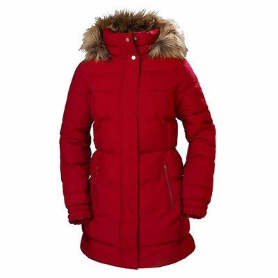 Women's Helly Hansen W Blume Puffy Casual Jackets Red | 190-TCBYOJ