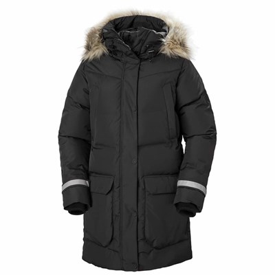 Women's Helly Hansen W Bouvet Parka Black | 674-PRBFHZ