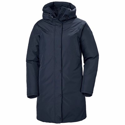 Women's Helly Hansen W Bouvet Winter Jackets Navy | 973-NJAUMO