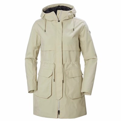 Women's Helly Hansen W Boyne Casual Jackets Grey / Brown | 293-PWSYDN