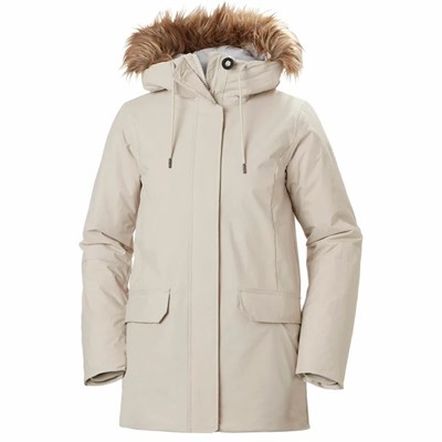 Women's Helly Hansen W Classic Parka Grey | 395-RWZGDA