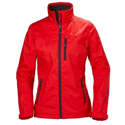 Women's Helly Hansen W Crew Casual Jackets Red | 562-GARIND