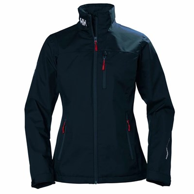 Women's Helly Hansen W Crew Casual Jackets Navy | 719-JDBQOV