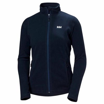 Women's Helly Hansen W Daybreaker Fleece Jackets Navy | 196-WERCNU