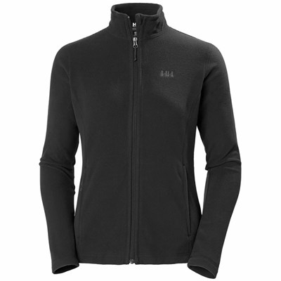 Women's Helly Hansen W Daybreaker Fleece Sweaters Black | 563-ODCTPI