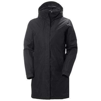 Women's Helly Hansen W Eden Insulated Waterproof Jackets Black | 708-XMZSYH