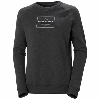 Women's Helly Hansen W F2f Organic Cotton Shirts Grey | 946-AJNBVD