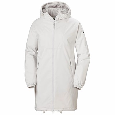 Women's Helly Hansen W Illusion Parka Grey | 503-WSZNCB