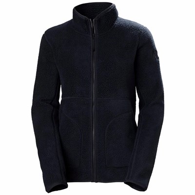 Women's Helly Hansen W Imperial Pile Fleece Sweaters Navy | 743-GMVRYZ