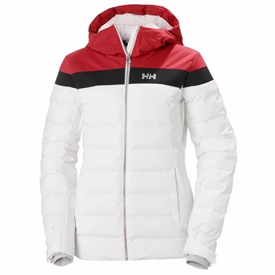 Women's Helly Hansen W Imperial Puffy Ski Jackets White | 560-QHBCJM